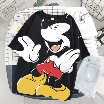 Тениска Mickey black 