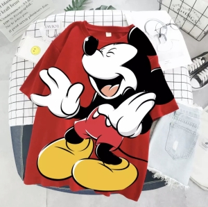 Тениска Mickey red